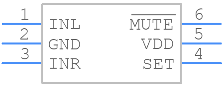 MAX9892ELT+T - Analog Devices - PCB symbol