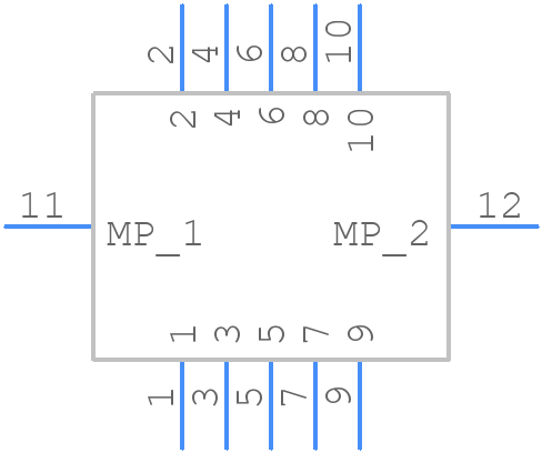 220205-1071 - Molex - PCB symbol