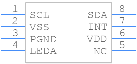 TMD37024VCM - ams OSRAM - PCB symbol
