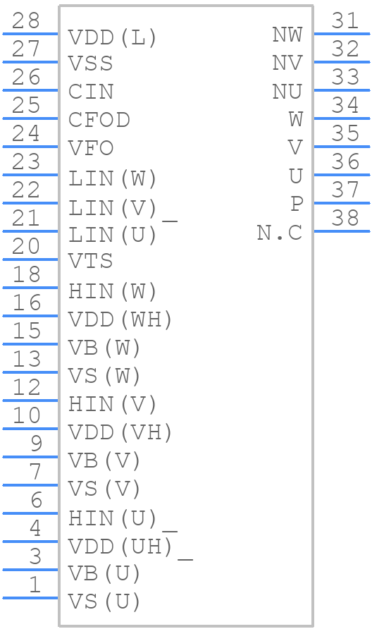NFAM5065L4BBA - onsemi - PCB symbol