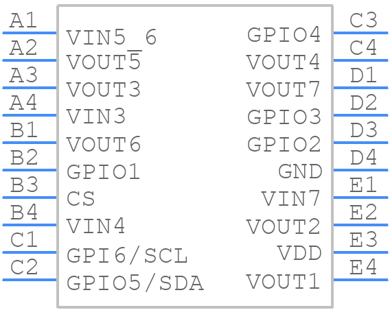 SLG51000C - Renesas Electronics - PCB symbol