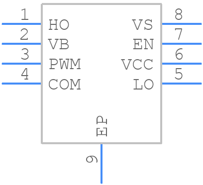 DGD28225FN-7 - Diodes Incorporated - PCB symbol