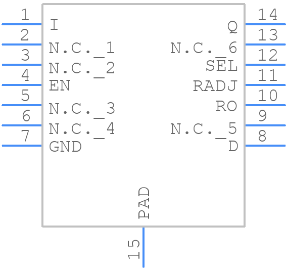 TLS820D2ELVSE - Infineon - PCB symbol