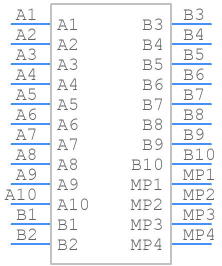 374320-E - TE Connectivity - PCB symbol