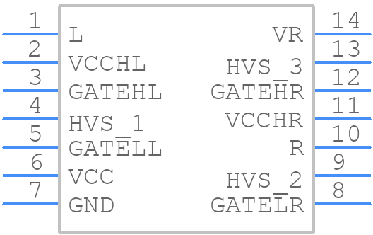 TEA2208T - NXP - PCB symbol