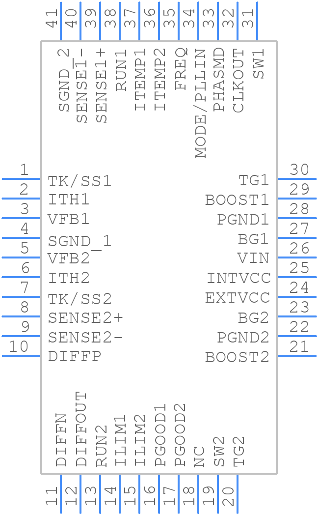 LTC3855EUJ#TRPBF - Analog Devices - PCB symbol