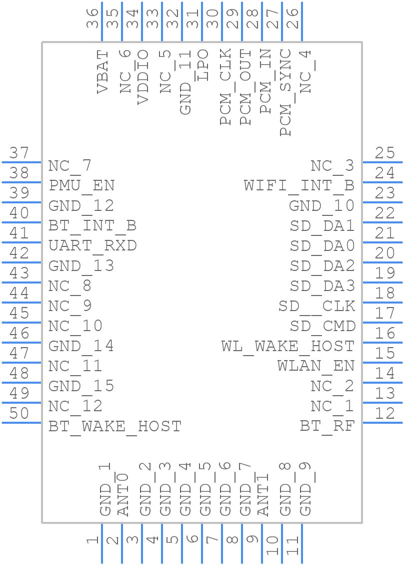 5268B-SS - fnlink - PCB symbol