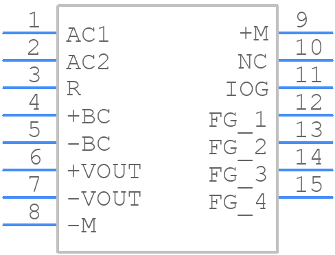 TUNS700F12-P - Cosel - PCB symbol