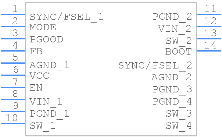 RTQ2838AN-TB - RICHTEK - PCB symbol