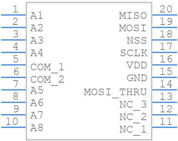 CA-IS3980S - ChipAnalog - PCB symbol