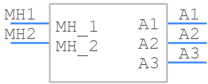 684M3W3K103L461 - NorComp - PCB symbol