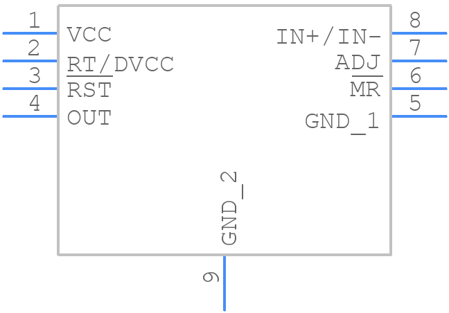 LTC2960CDC-1#TRMPBF - Analog Devices - PCB symbol