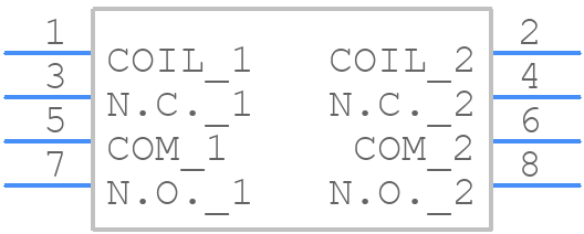 HF115F/024-2ZS4BF(610) - Hongfa - PCB symbol