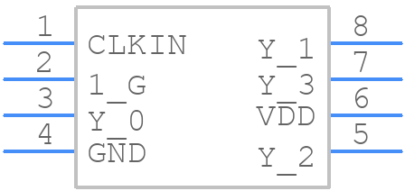 CDCLVC1104PW - Texas Instruments - PCB symbol