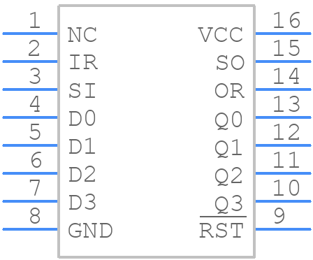 SN74ALS236N - Texas Instruments - PCB symbol