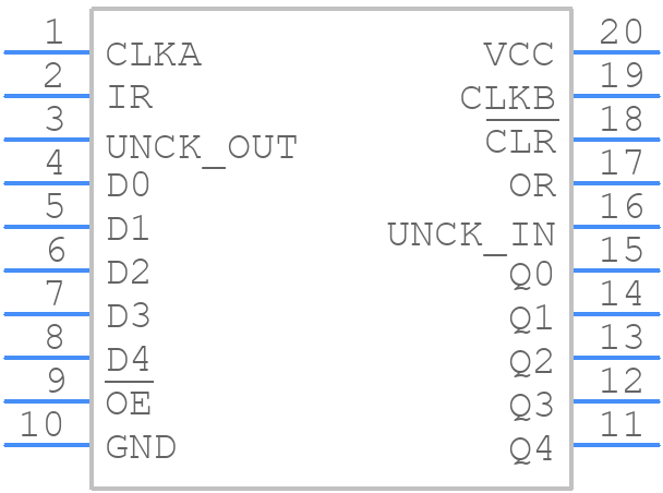 SN74S225N - Texas Instruments - PCB symbol