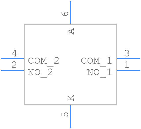 TL1265AQSBLK - E-Switch - PCB symbol