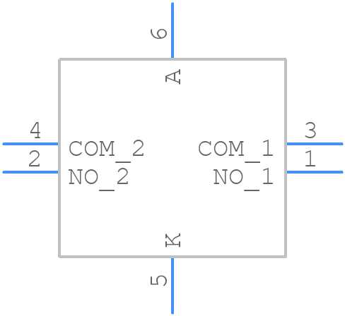 TL1265YQSCLR - E-Switch - PCB symbol