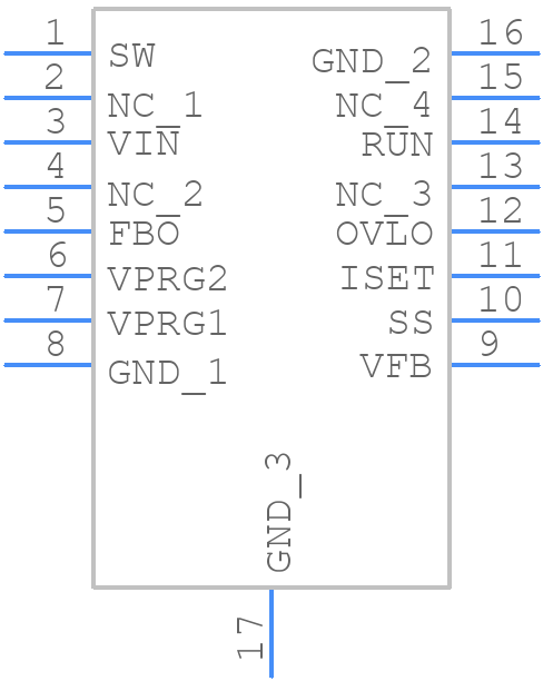 LTC3637MPDHC#PBF - Analog Devices - PCB symbol