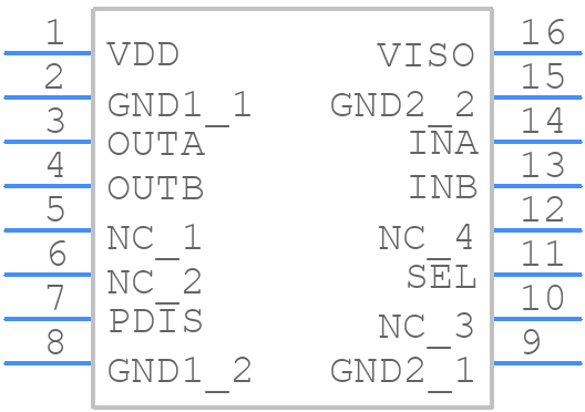 NSIP8922 - NOVOSENSE - PCB symbol