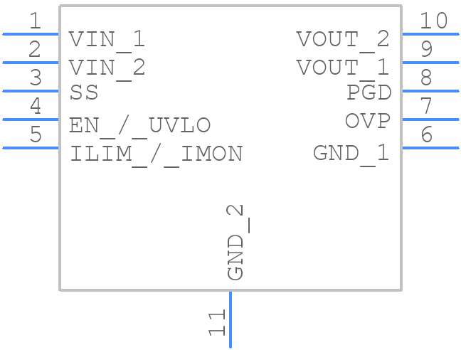 SIPQ32434ADN-T1E3 - Vishay - PCB symbol
