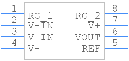 INA155EA/2K5 - Texas Instruments - PCB symbol