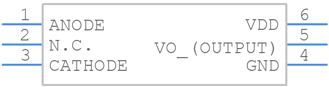 TLP2710(TP,E - Toshiba - PCB symbol