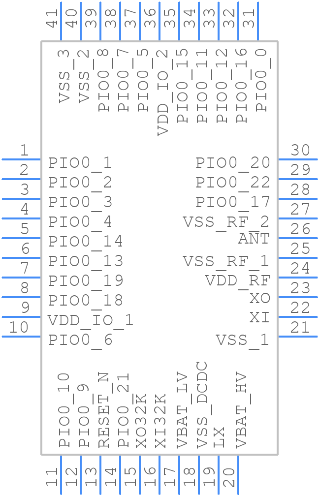 MCXW235BIHNA - NXP - PCB symbol