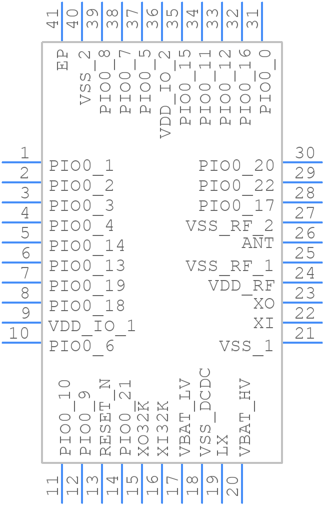 MCXW236BIHNA - NXP - PCB symbol