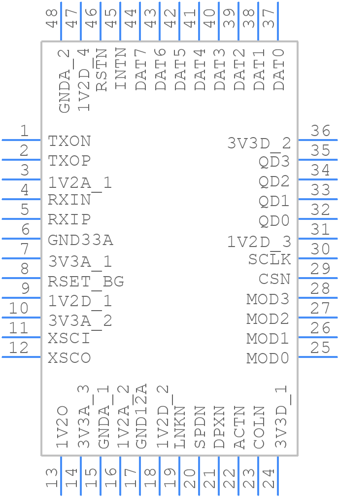 W6300-L - WIZnet Inc - PCB symbol