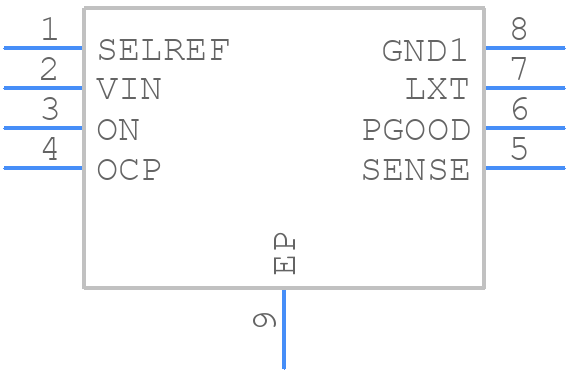 E52210A80D - ELMOS Semiconductor - PCB symbol