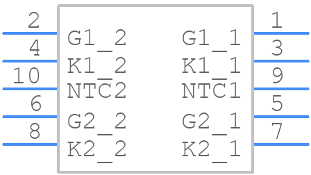 CLB650M17HM3 - Wolfspeed - PCB symbol