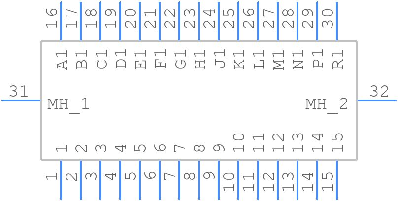 FMM15DRKI - Sullins - PCB symbol
