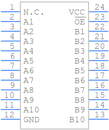 74CBTLV3861PW-Q10J - Nexperia - PCB symbol