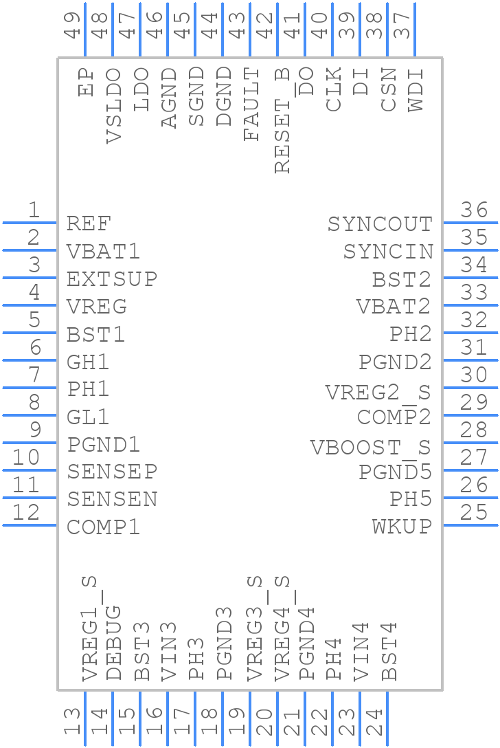 L5965SQ-V0Y - STMicroelectronics - PCB symbol