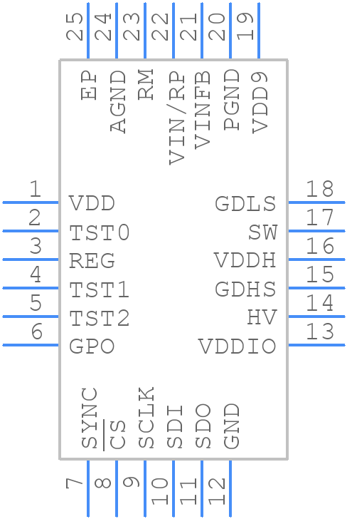 BOS1211AQR - Boreas Technologies - PCB symbol