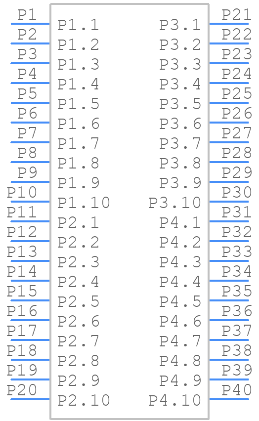 ET60T-D02-0-00-D02-S-R1-S - SAMTEC - PCB symbol