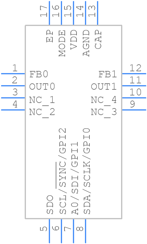 DAC539G2WRTERQ1 - Texas Instruments - PCB symbol