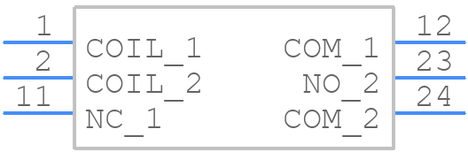 SIS112-24VDC - ELESTA - PCB symbol