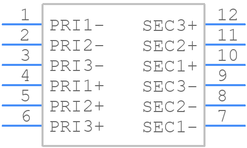 HP1-1400LB - COILCRAFT - PCB symbol