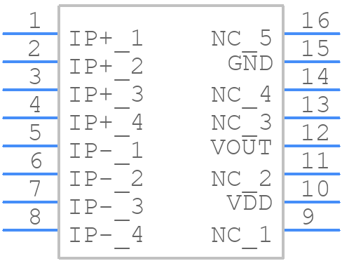 CT4032-A50BSWF - Allegro Microsystems - PCB symbol