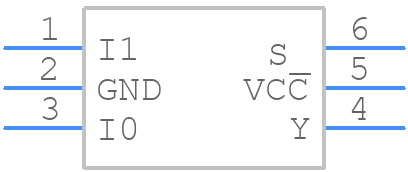 74LVC1G157GM-Q100X - Nexperia - PCB symbol