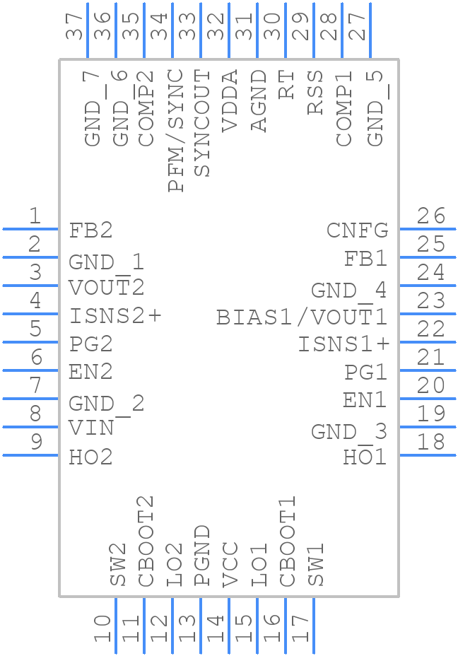 LM5137FDQRHARQ1 - Texas Instruments - PCB symbol