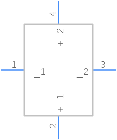 NL4MD-V-1 - Neutrik - PCB symbol