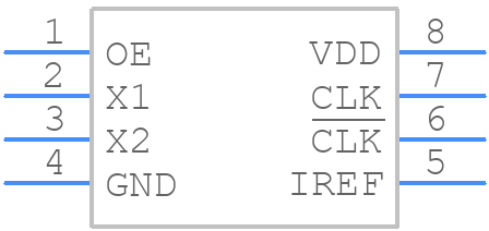 557MI-01LFT - Renesas Electronics - PCB symbol