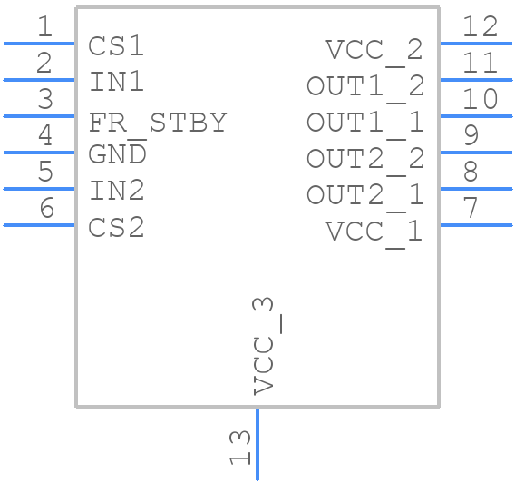 VND5HV100AJ-E - STMicroelectronics - PCB symbol