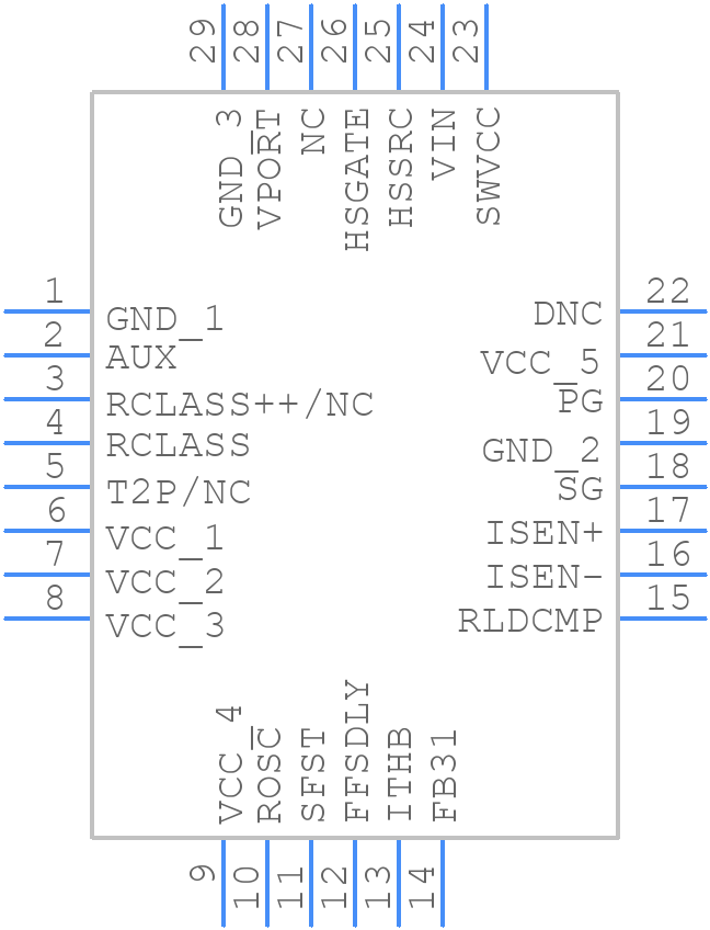 LT4276BHUFD#PBF - Analog Devices - PCB symbol