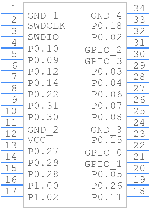 MS01SF1-1Y33AIR SAMPLE - MINEW - PCB symbol