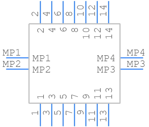 505066-1422 - Molex - PCB symbol