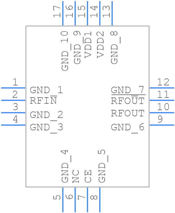 ADF5000BCPZ-RL7 - Analog Devices - PCB symbol